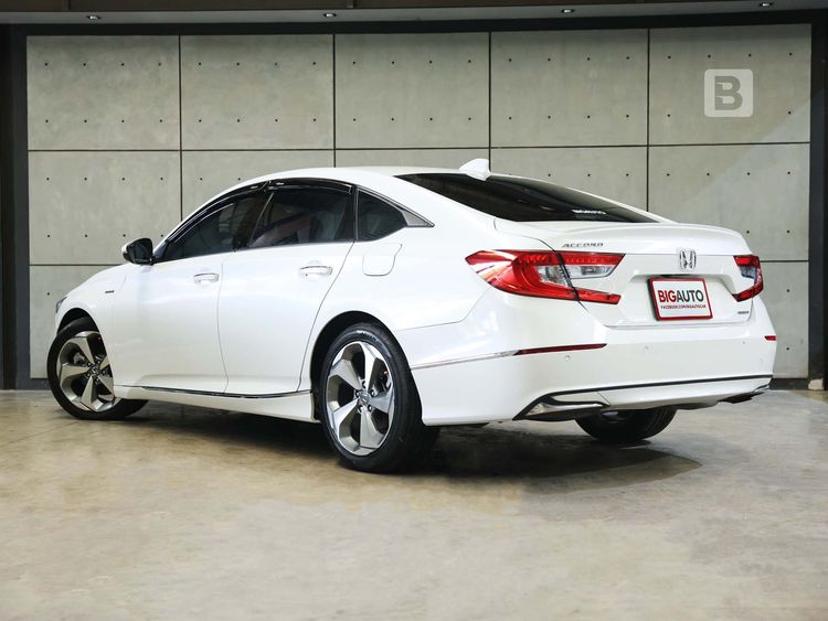 Honda Accord 2021 2.0 Hybrid Tech Sedan ไฮบริด ไม่ติดแก๊ส เกียร์อัตโนมัติ ขาว รูปที่ 4