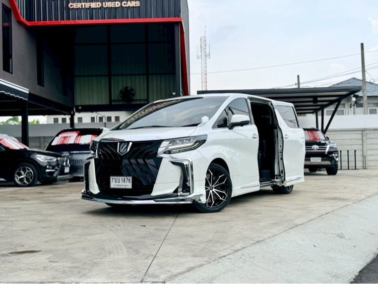 Toyota Alphard 2022 2.5 S C-Package Van ไฟฟ้า ไม่ติดแก๊ส เกียร์อัตโนมัติ ขาว รูปที่ 2
