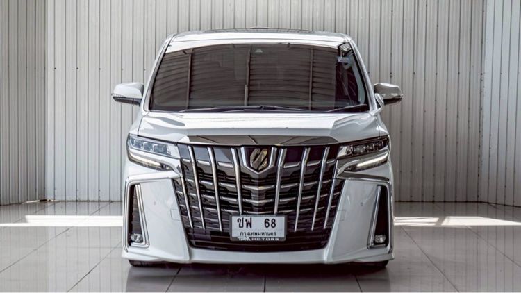 Toyota Alphard 2019 2.5 S C-Package Van เบนซิน ไม่ติดแก๊ส เกียร์อัตโนมัติ ขาว รูปที่ 2