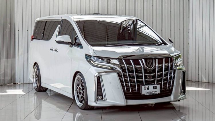 Toyota Alphard 2019 2.5 S C-Package Van เบนซิน ไม่ติดแก๊ส เกียร์อัตโนมัติ ขาว รูปที่ 3