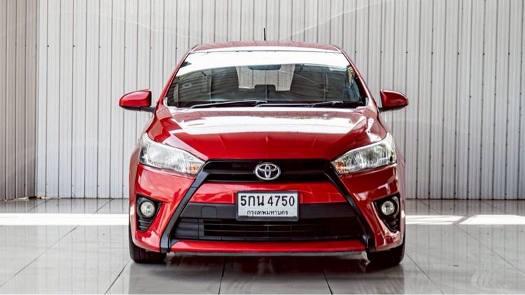 Toyota Yaris 2016 1.2 J Sedan เบนซิน ไม่ติดแก๊ส เกียร์อัตโนมัติ ส้ม