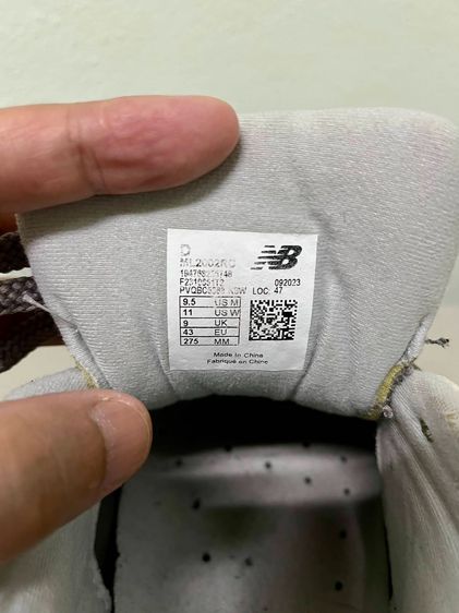 New balance 2002R เบอร์ 43 ยาว 27.5 cm สภาพดี รูปที่ 8
