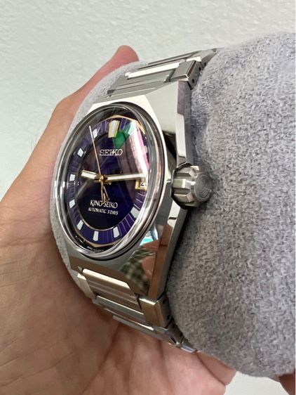 KING SEIKO หน้าม่วง กล่อง ใบ ครบ 2025 รูปที่ 3