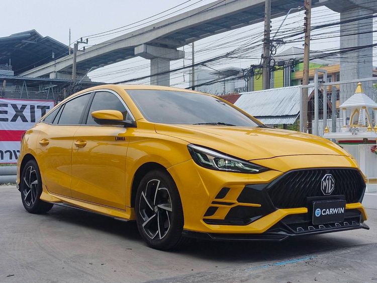 MG MG5 2022 1.5 X Sedan เบนซิน ไม่ติดแก๊ส เกียร์อัตโนมัติ เหลือง รูปที่ 3