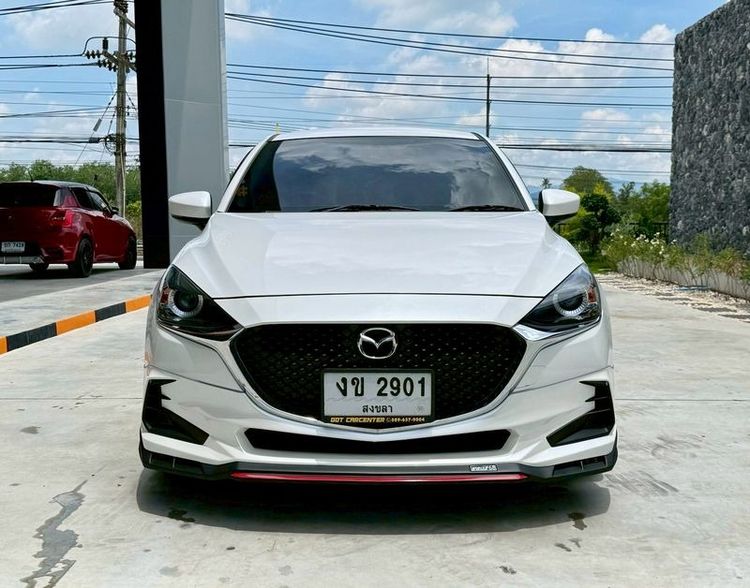 Mazda Mazda 2 2020 1.3 Skyactiv-G E Sedan Sedan เบนซิน ไม่ติดแก๊ส เกียร์อัตโนมัติ ขาว รูปที่ 2