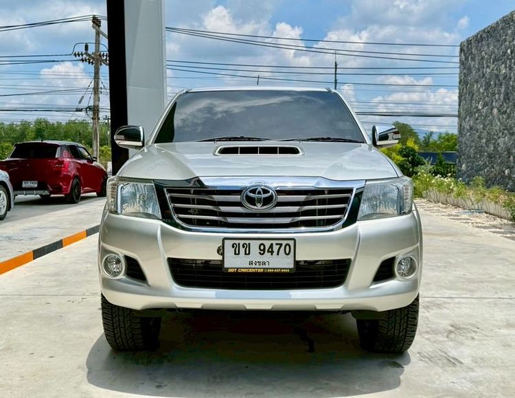 Toyota Hilux Vigo 2013 2.5 Double Cab E Prerunner VN Turbo Pickup ดีเซล ไม่ติดแก๊ส เกียร์อัตโนมัติ เทา รูปที่ 2