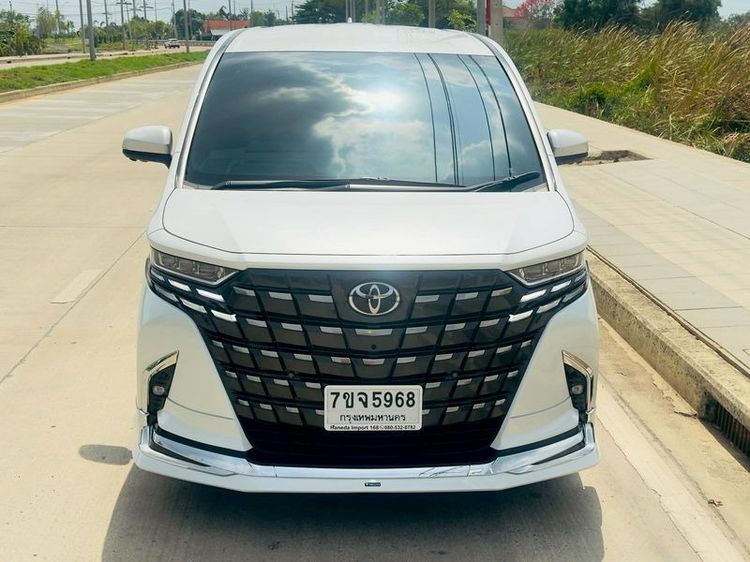 Toyota Alphard 2025 2.5 Hybrid Van เบนซิน ไม่ติดแก๊ส เกียร์อัตโนมัติ ขาว รูปที่ 2