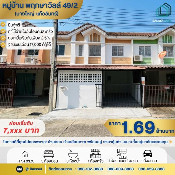 🏠 บ้านสภาพดี ตกแต่งสวย ต่อเติมครบทั้งโรงรถและครัว หิ้วกระเป๋าเข้าอยู่ได้เลย