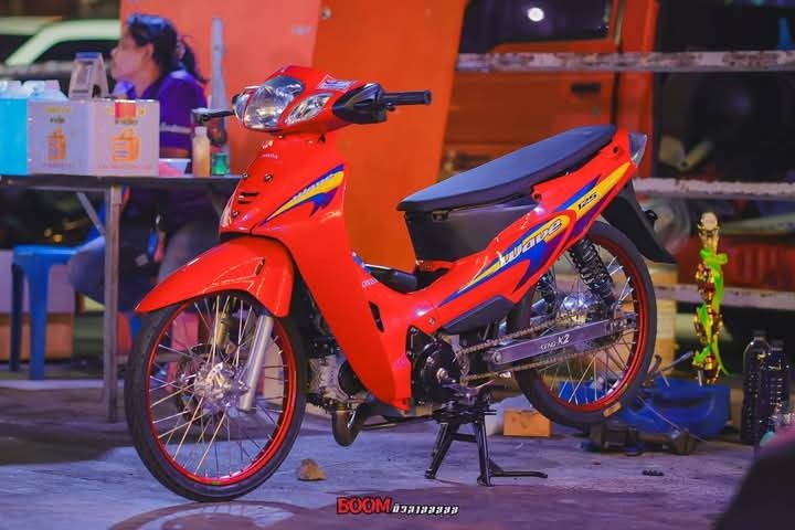 เวฟ125 สี่วาล์ว เครื่องอวตาล450cc.สีแดง ใช้งานน้อย รูปที่ 4