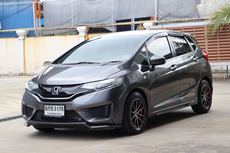 Honda Jazz 2017 1.5 V+ Sedan เบนซิน ไม่ติดแก๊ส เกียร์อัตโนมัติ เทา