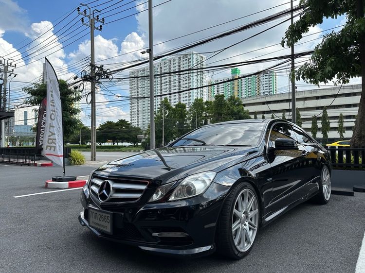 Mercedes-Benz E-Class 2012 E200 CGI Sedan เบนซิน ไม่ติดแก๊ส เกียร์อัตโนมัติ ดำ