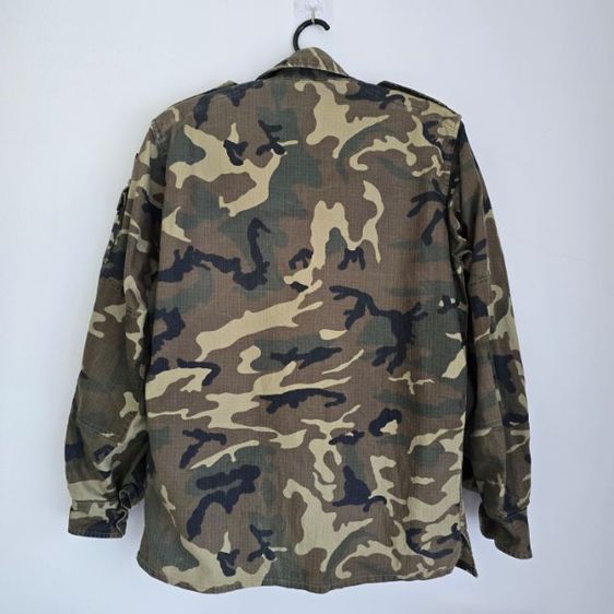 เสื้อทหารสเปนลายพราง งานวินเทจแท้ ทรงสวย  รูปที่ 2