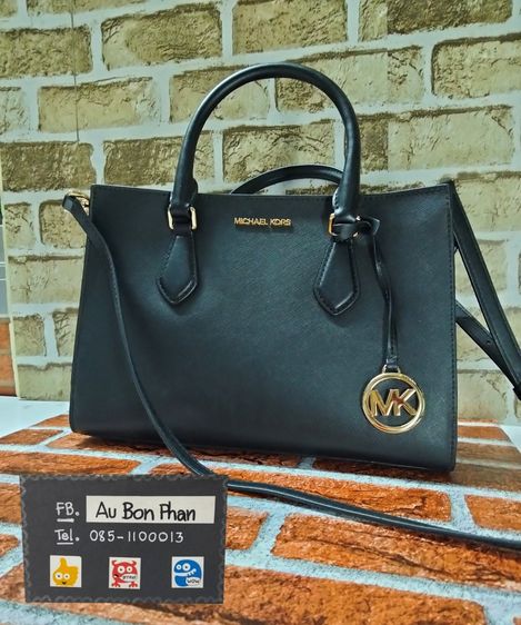 หนังเทียม ไม่ระบุ ดำ กระเป๋า Michael Kors แท้-ใหม่