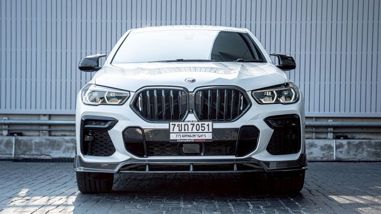 BMW X6 2022 3.0 xDrive40i M Sport Utility-car เบนซิน ไม่ติดแก๊ส เกียร์อัตโนมัติ ขาว รูปที่ 2
