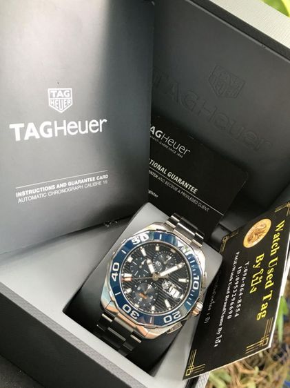 Tag Heuer Aquaracer Calibre16 Chronograph Blue Ceramic CAY211B🇨🇭🇨🇭
  รูปที่ 14
