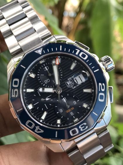 Tag Heuer Aquaracer Calibre16 Chronograph Blue Ceramic CAY211B🇨🇭🇨🇭
  รูปที่ 6