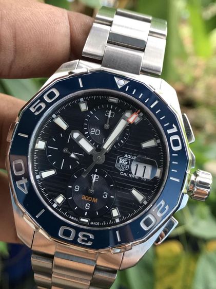 Tag Heuer Aquaracer Calibre16 Chronograph Blue Ceramic CAY211B🇨🇭🇨🇭
  รูปที่ 2