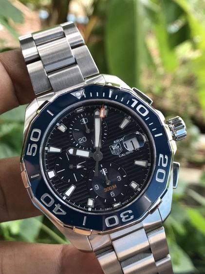 Tag Heuer Aquaracer Calibre16 Chronograph Blue Ceramic CAY211B🇨🇭🇨🇭
  รูปที่ 7