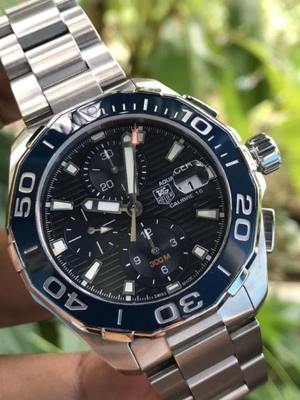 Tag Heuer Aquaracer Calibre16 Chronograph Blue Ceramic CAY211B🇨🇭🇨🇭
 