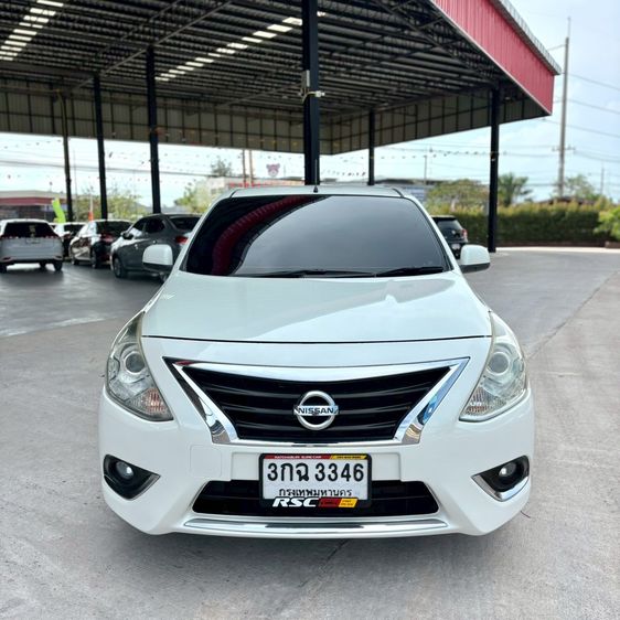 Nissan Almera 2014 1.2 VL Sedan เบนซิน ไม่ติดแก๊ส เกียร์อัตโนมัติ ขาว รูปที่ 4