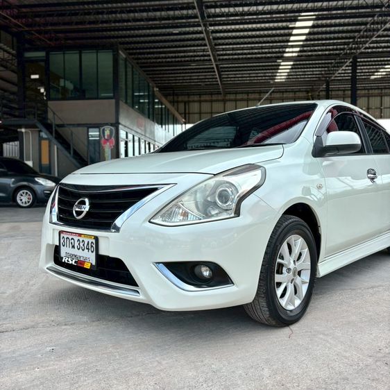 Nissan Almera 2014 1.2 VL Sedan เบนซิน ไม่ติดแก๊ส เกียร์อัตโนมัติ ขาว รูปที่ 3