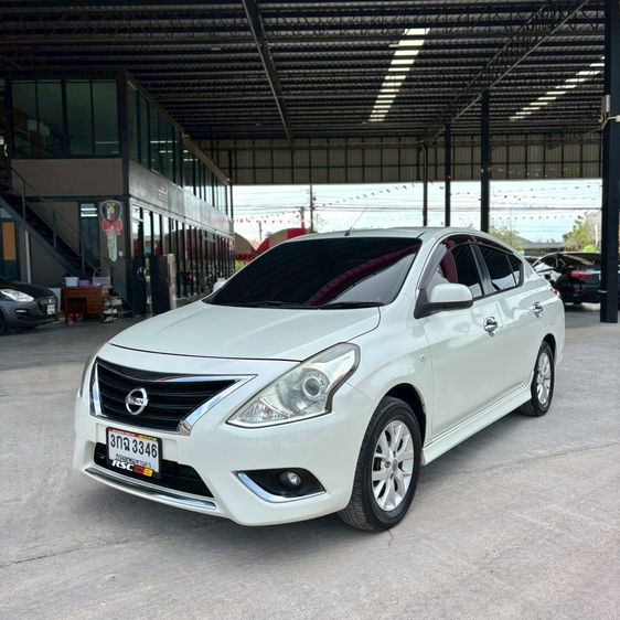รถ Nissan Almera 1.2 VL สี ขาว