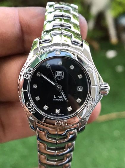ดำ Tag Heuer Link Lady G3 Diamond Black Dial WJ1318🇨🇭🇨🇭
