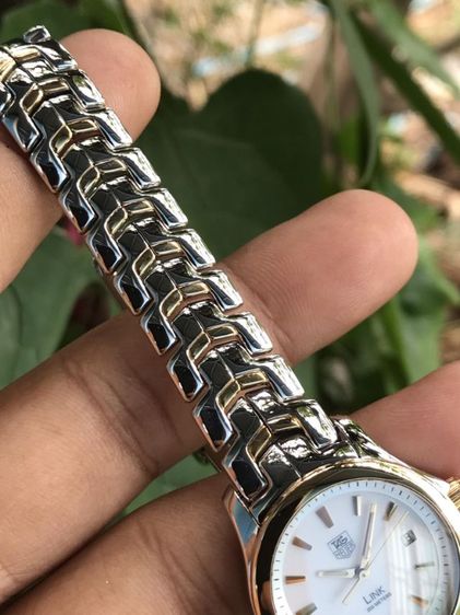 Tag​ Heuer​ ​link​ Lady​ 18K. Gold G4 White MOP Dial 🇨🇭🇨🇭
 รูปที่ 8