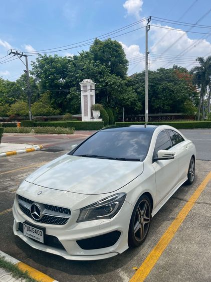 Mercedes-Benz CLA-Class 2016 CLA250 AMG Sedan เบนซิน ไม่ติดแก๊ส เกียร์อัตโนมัติ ขาว