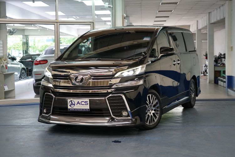 รถ Toyota Vellfire 2.5 Z G Edition สี ดำ