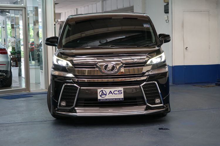 Toyota Vellfire 2017 2.5 Z G Edition Van เบนซิน ไม่ติดแก๊ส เกียร์อัตโนมัติ ดำ รูปที่ 3