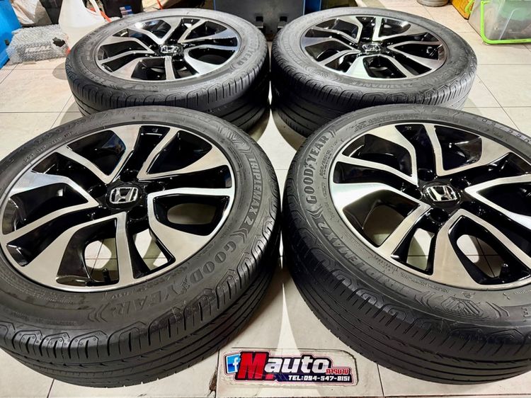 ล้อแม็กHONDA CIVIC 16 5รู114 พร้อมยาง 205 55 16 ปี22 ครบชุด รูปที่ 2
