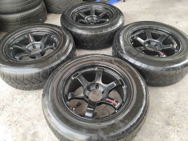 TE37 กว้าง 9 ออฟ 0 พร้อมยางปี 22 รูปที่ 2