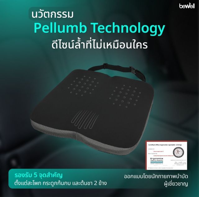 อื่นๆ เบาะรองนั่งในรถยนต์ Bewell รุ่น Plus (HC-009)