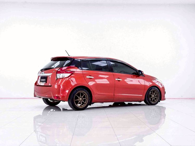 Toyota Yaris 2014 1.2 G Sedan เบนซิน ไม่ติดแก๊ส เกียร์อัตโนมัติ ส้ม รูปที่ 4