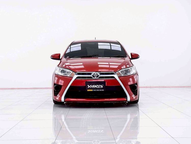 Toyota Yaris 2014 1.2 G Sedan เบนซิน ไม่ติดแก๊ส เกียร์อัตโนมัติ ส้ม รูปที่ 3