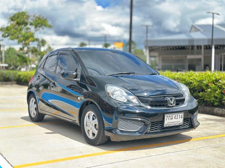 Honda Brio 2018 1.2 V Sedan เบนซิน ไม่ติดแก๊ส เกียร์อัตโนมัติ ดำ รูปที่ 2
