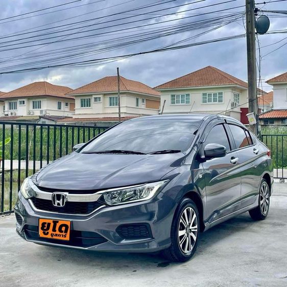 Honda City 2018 1.5 V Plus i-VTEC Sedan เบนซิน ไม่ติดแก๊ส เกียร์อัตโนมัติ เทา