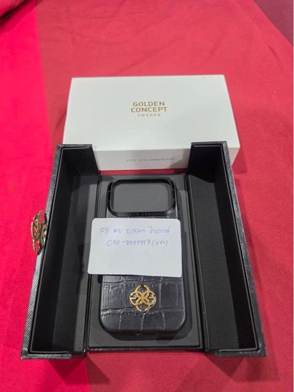 เคสหนังหรูGolden Concept17Pro รูปที่ 2