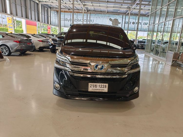 รถ Toyota Vellfire 2.5 HV X 4WD สี ดำ