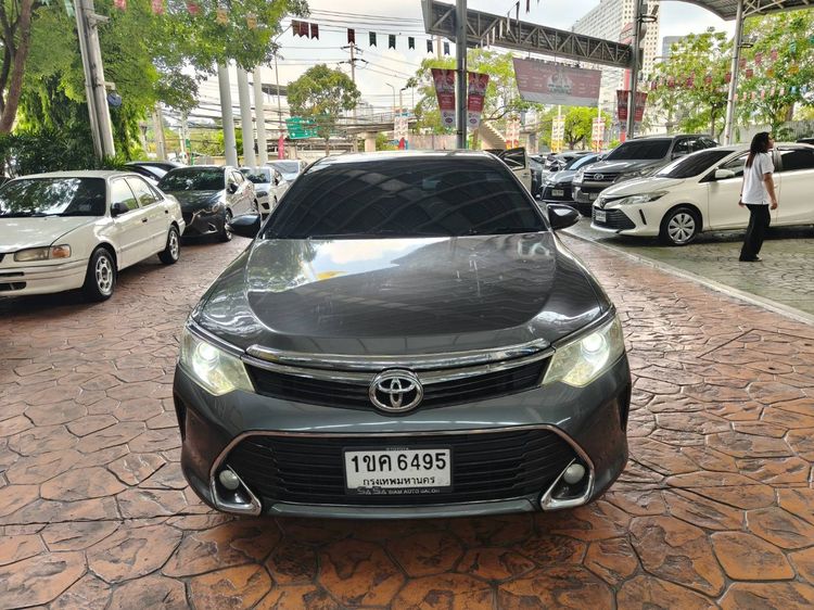 Toyota Camry 2016 2.0 G Sedan ไฮบริด ไม่ติดแก๊ส เกียร์อัตโนมัติ เทา รูปที่ 2