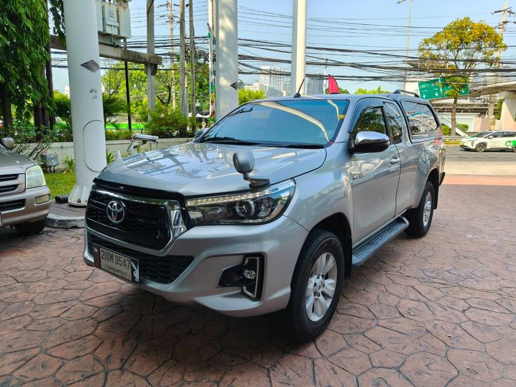 Toyota Hilux Revo 2019 2.4 Prerunner E Pickup ดีเซล ไม่ติดแก๊ส เกียร์ธรรมดา เทา รูปที่ 3