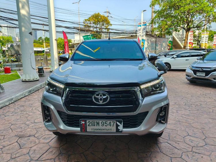 Toyota Hilux Revo 2019 2.4 Prerunner E Pickup ดีเซล ไม่ติดแก๊ส เกียร์ธรรมดา เทา รูปที่ 2