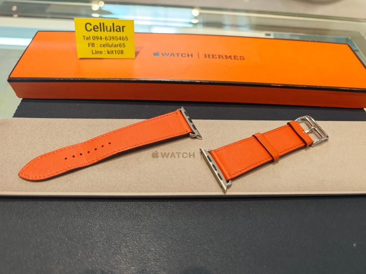 (ติดจอง)สาย Apple Watch Hermes เพิ่งใช้ไม่กี่ครั้ง สภาพสวยมาก ครบกล่อง รูปที่ 6