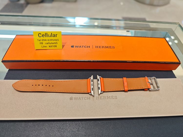 (ติดจอง)สาย Apple Watch Hermes เพิ่งใช้ไม่กี่ครั้ง สภาพสวยมาก ครบกล่อง รูปที่ 5