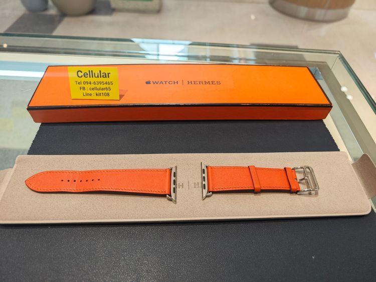 สาย Apple Watch Hermes เพิ่งใช้ไม่กี่ครั้ง สภาพสวยมาก ครบกล่อง