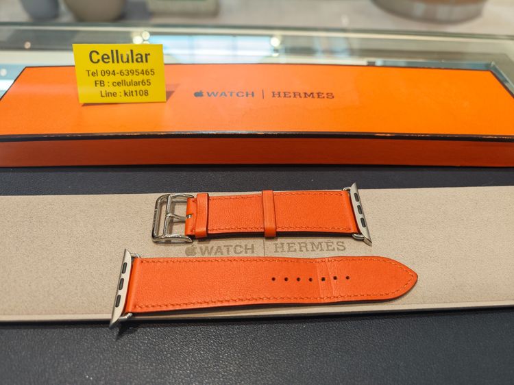 (ติดจอง)สาย Apple Watch Hermes เพิ่งใช้ไม่กี่ครั้ง สภาพสวยมาก ครบกล่อง รูปที่ 8