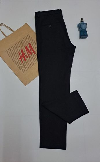 อื่นๆ กางเกงสแลคขายาวสีดำ แบรนด์ H and M
