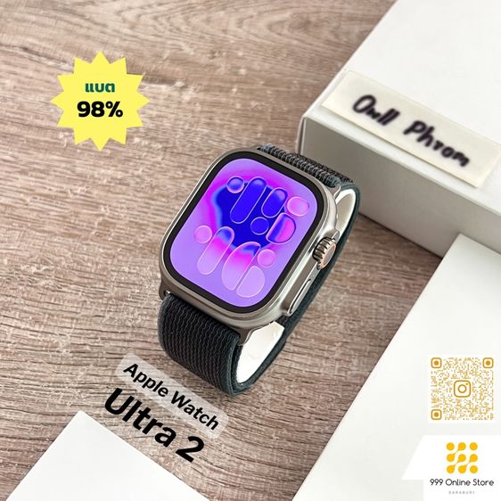 อื่นๆ ไทเทเนียม Apple Watch Ultra 2 Cellular 49mm แบต 98 สภาพดี ศูนย์ไทย แท้ครบยกกล่อง