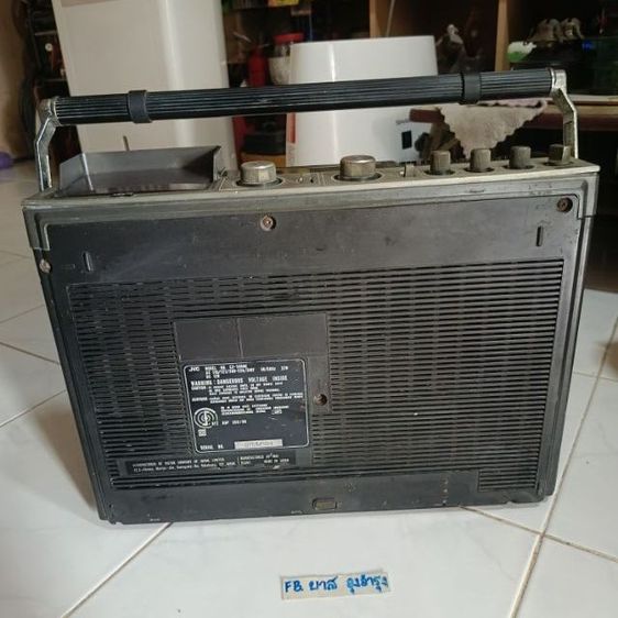 JVCวิทยุพกพาพร้อมโทรทัศน์สี และเครื่องเล่นเทปคาสเซ็ท ช่วงยุคปี1980 (นักสะสมไม่ควรพลาด) รูปที่ 5